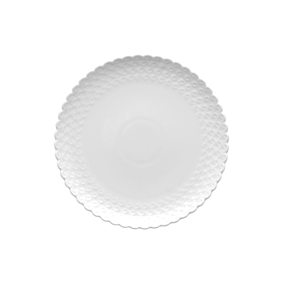 Zestaw 6 talerzy do sałatek momenti - biały, 22 cm