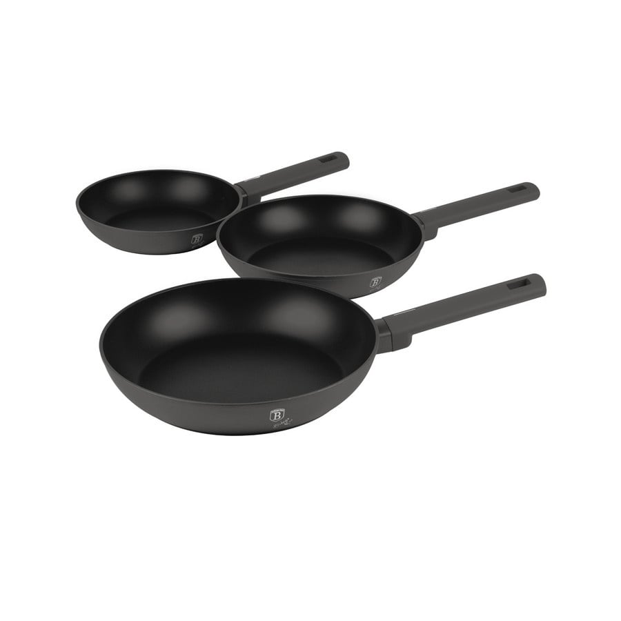 Zestaw 3 patelni BerlingerHaus Antracit BH-8138