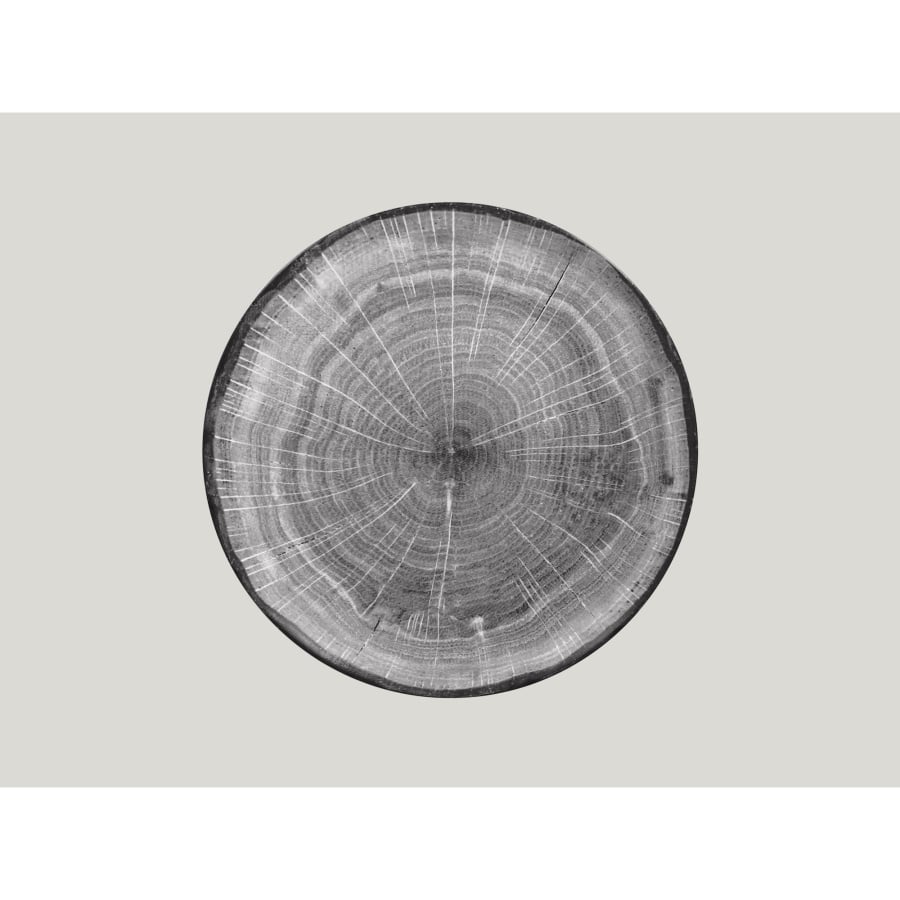 Woodart talerz płaski szary 24 cm