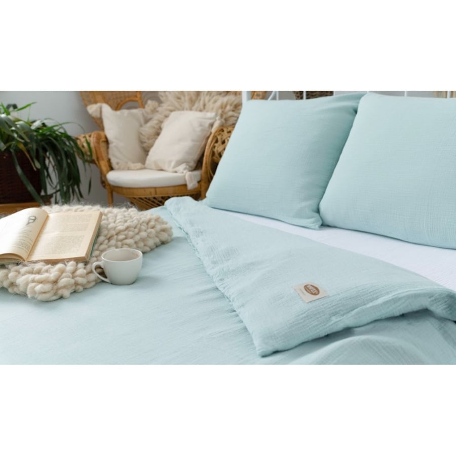 Pościel bawełniana MUŚLINOWA (160x200-1,70x80-2)