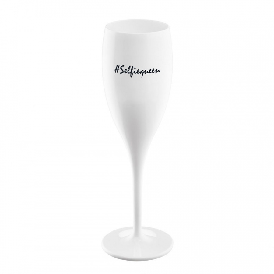 Kieliszek do szampana Koziol CHEERS NO.1 SELFIEQUEEN biały KZ-3438525