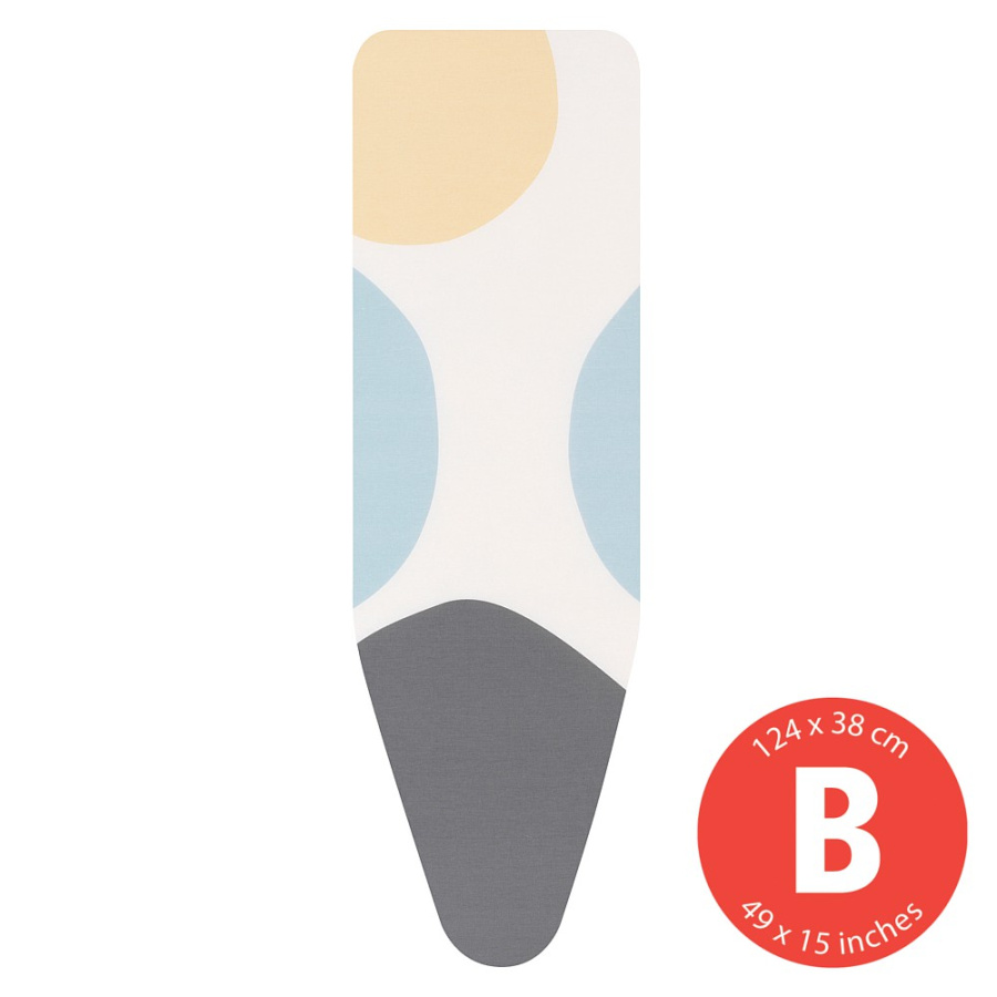BRABANTIA - PerfectFlow - Pokrowiec na deskę do prasowania - rozmiar B - Spring Bubbles