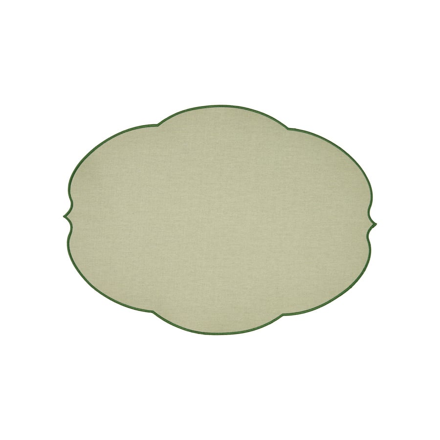 Podkładka pod talerz "kwiat" - zielona