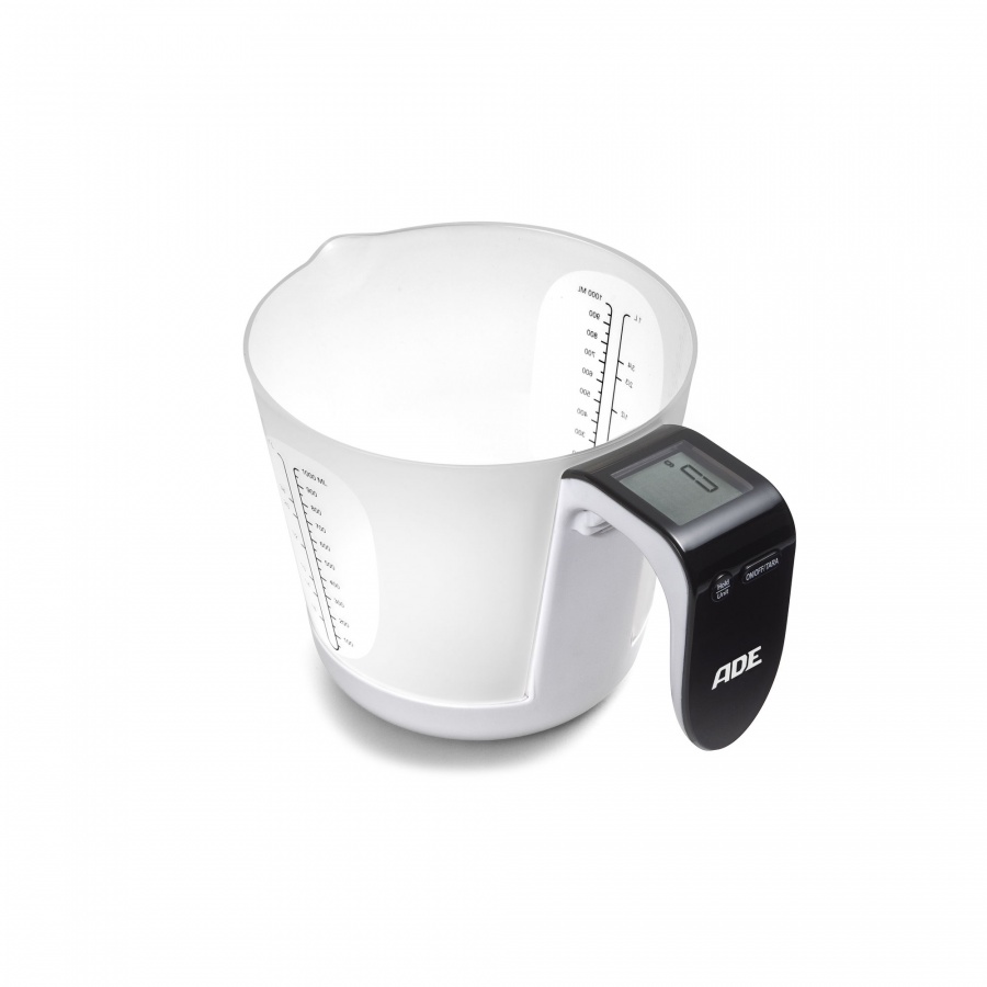 waga kuchenna z miarką, do 3 kg, 1 l, 20,5 x 14,5 cm
