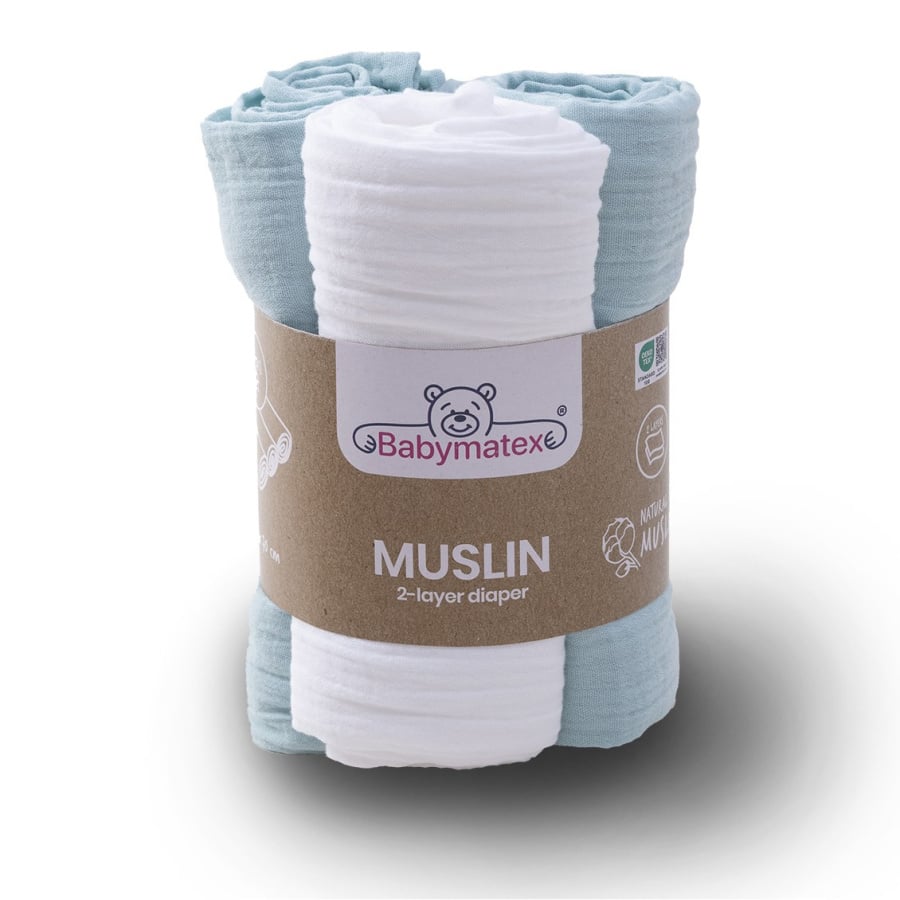 Pielucha MUSLIN 3 pak, roz. 70x80