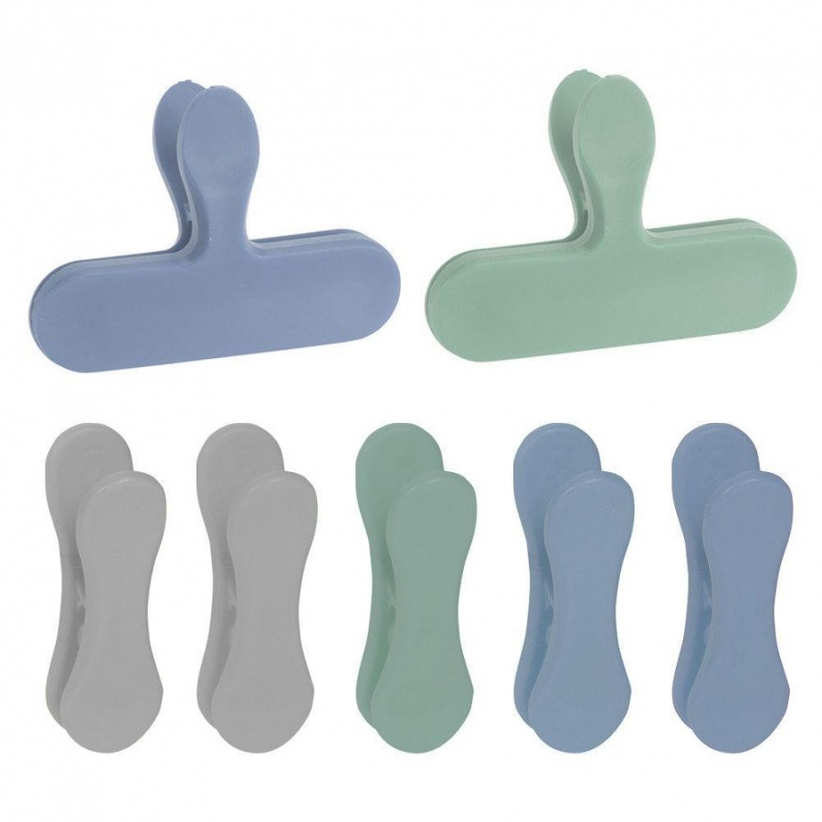 Klipsy do zamykania opakowań żywności torebek 7 sztuk