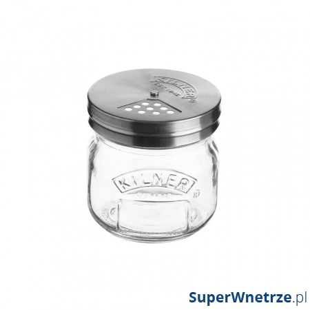 Przyprawnik 250ml Kilner przezroczysty/srebrny