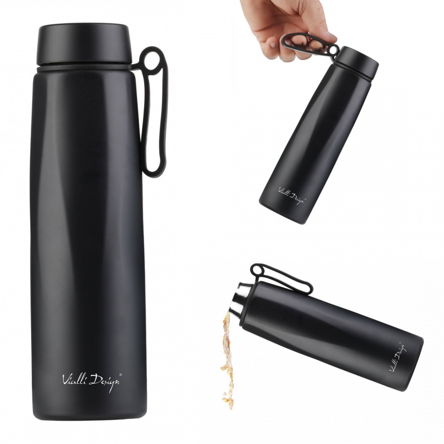 Butelka termiczna fuori 500 ml czarna 29903