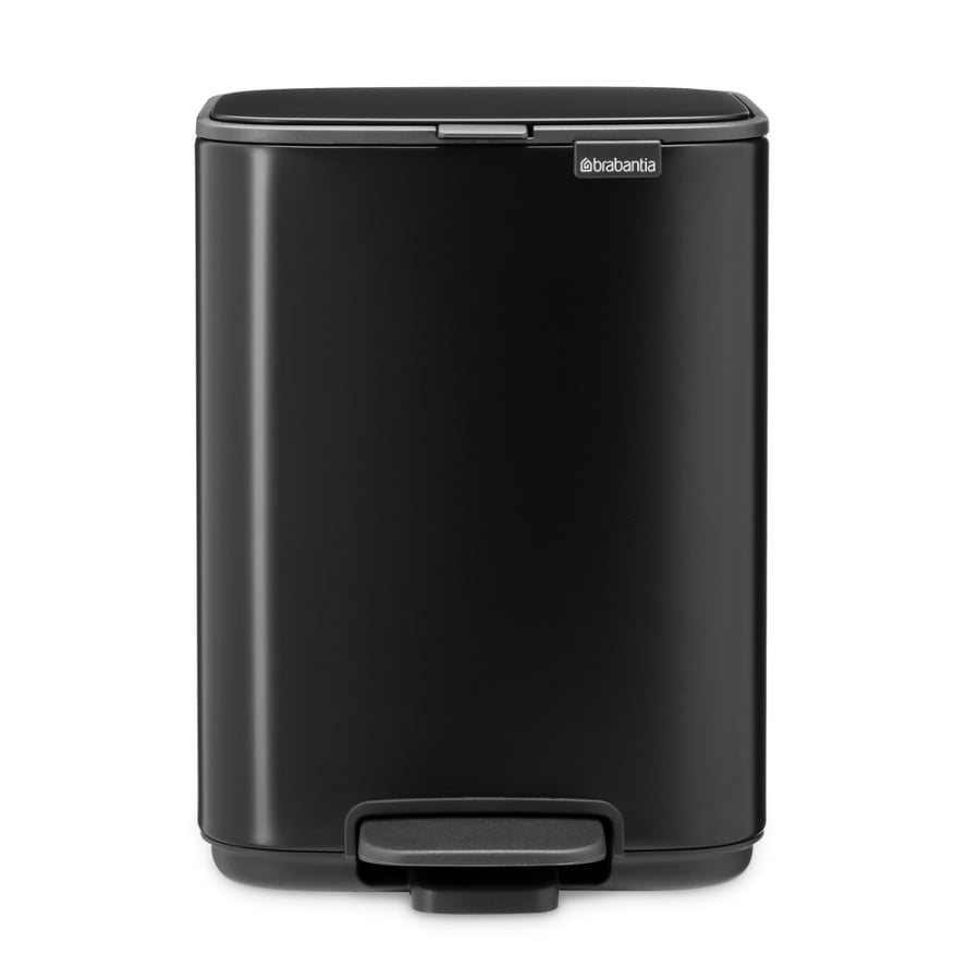 BRABANTIA 237805 - Bo Pedal Bin - Kosz 4 l - Czarny Mat