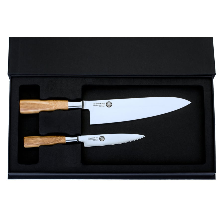 Zestaw noży Suncraft MU Bamboo w pudełku ozdobnym: [MU_0402]