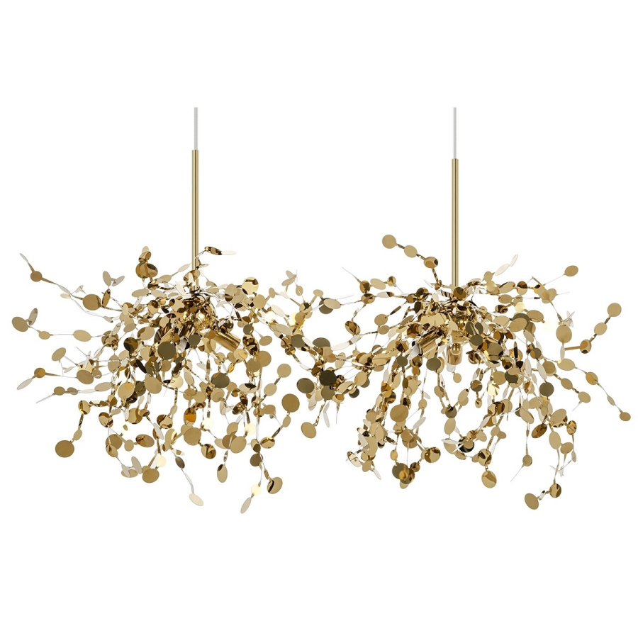 Moosee lampa wisząca monete złota - metal