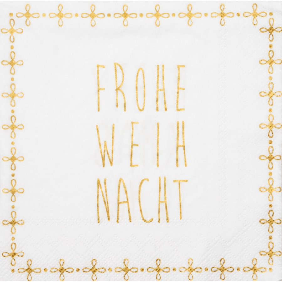 Serwetki 33x33 cm merry christmas multi