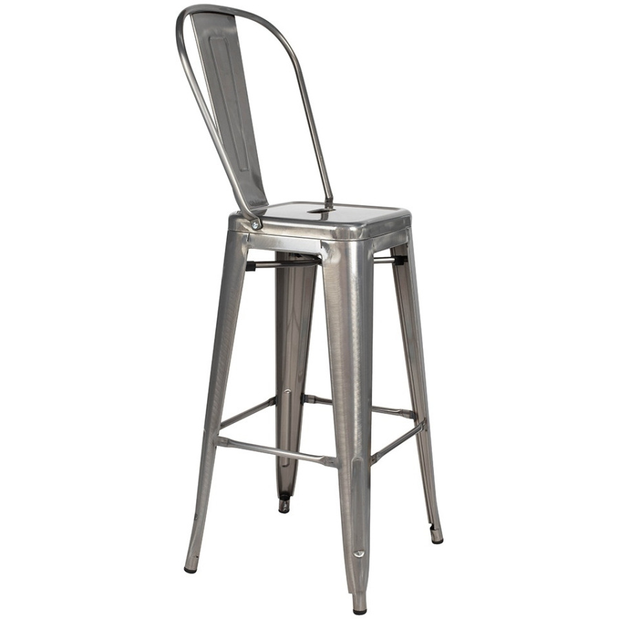 Krzesło barowe tower big back 76 (paris) metal