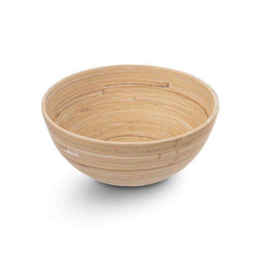 Miska bambusowa, drewniana, na owoce, warzywa, 14 cm