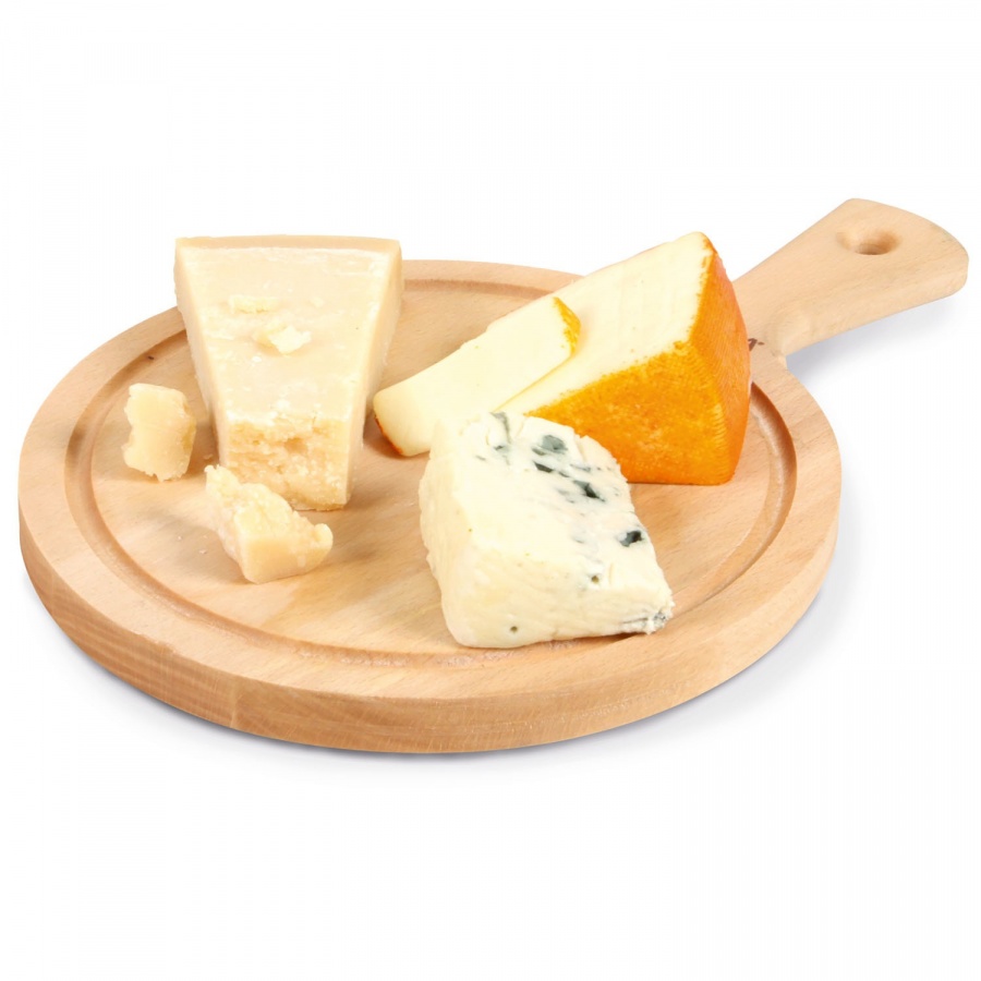 Deska do serwowania okrągła Amigo M buk