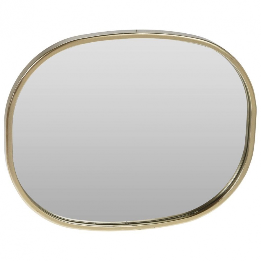 Lustro ścienne złote 20x25,5 cm