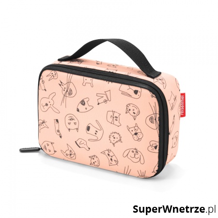 Torba na lunch thermocase kids Reisenthel cats and dogs rose
