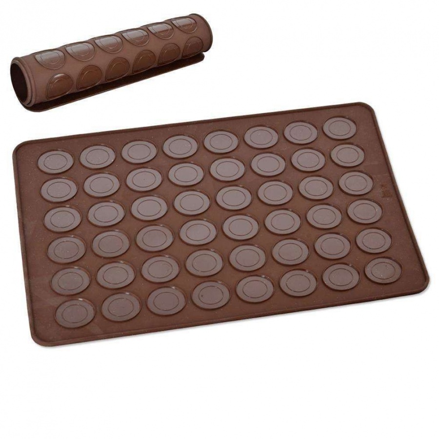 Mata silikonowa, forma do pieczenia makaroników, na makaroniki