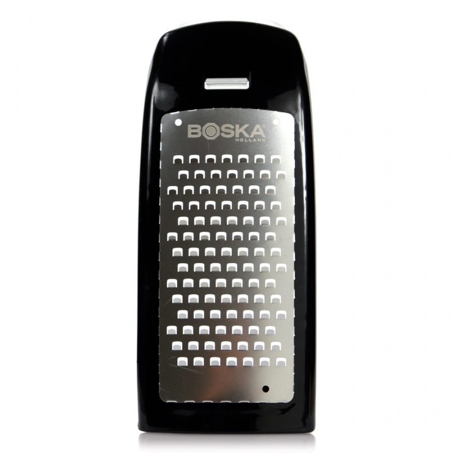 Tarka do sera z pojemnikiem Boska Explore Collection czarno-srebrne