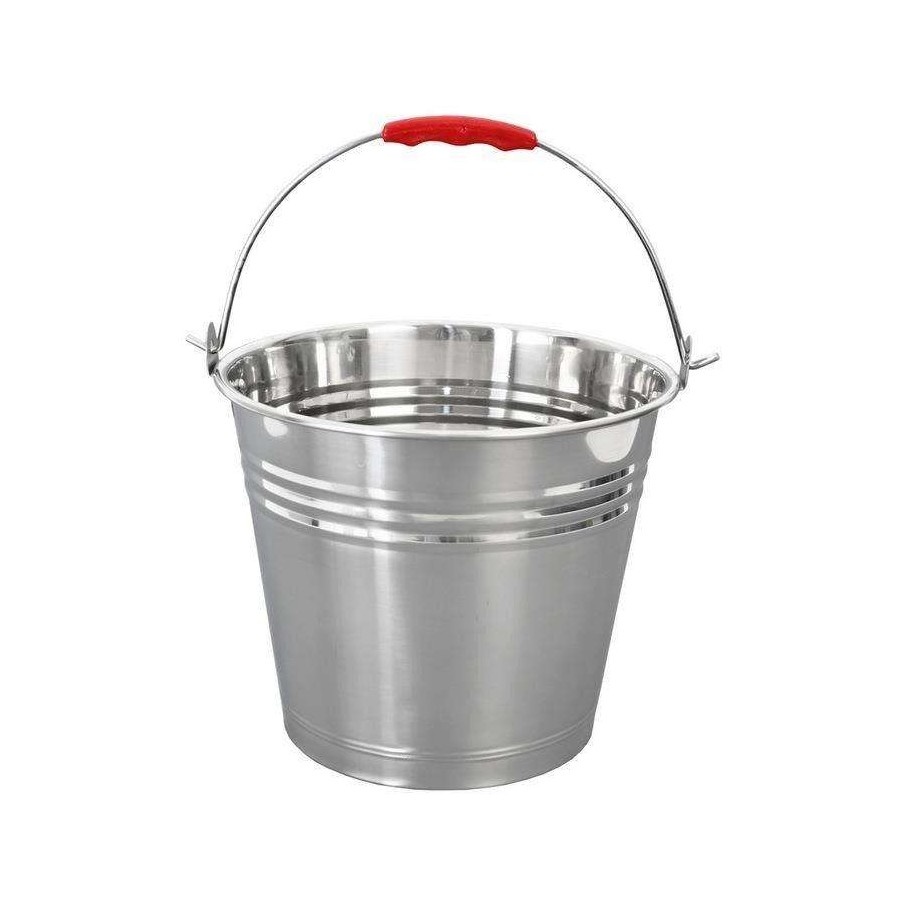 Wiadro stalowe, nierdzewne, do żywności, 10 l