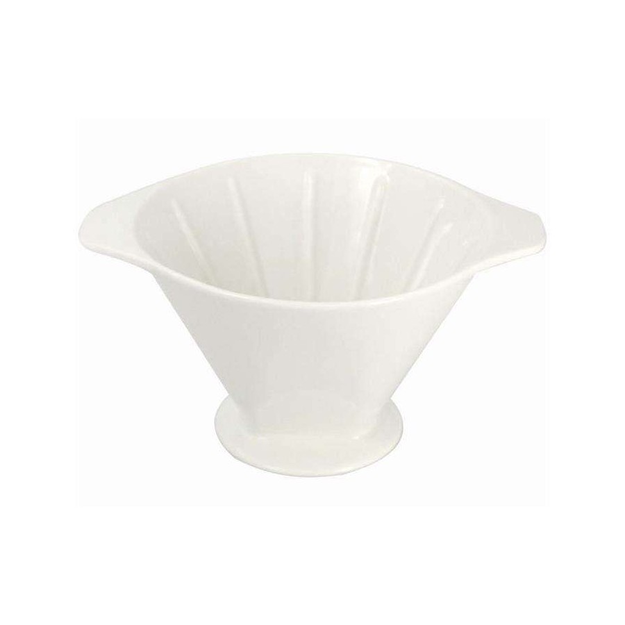 Lejek do filtrowania kawy, porcelanowy