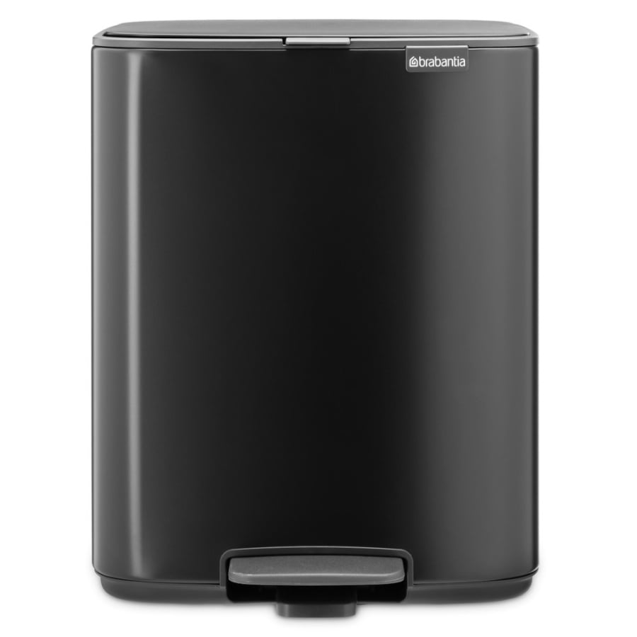 BRABANTIA 238000 - Bo Pedal Bin - Kosz 12 l - Czarny matowy
