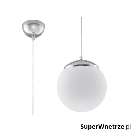 Lampa wisząca Sollux Lighting Ugo biała