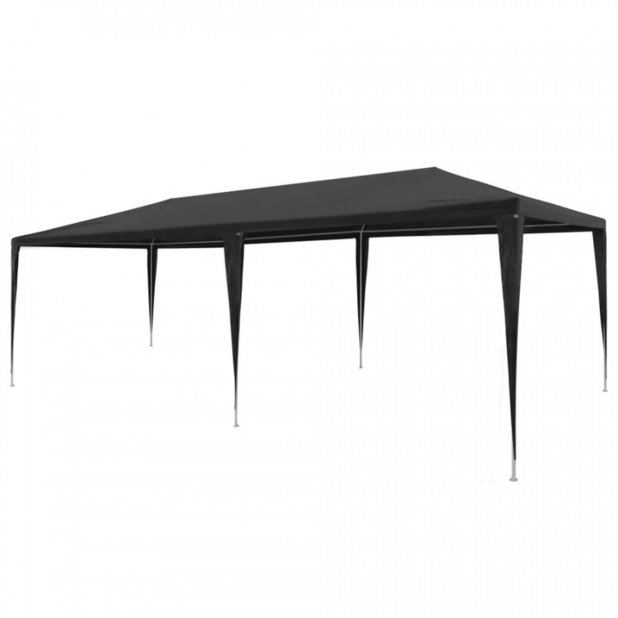 Namiot imprezowy, 3 x 6 m, PE, antracytowy