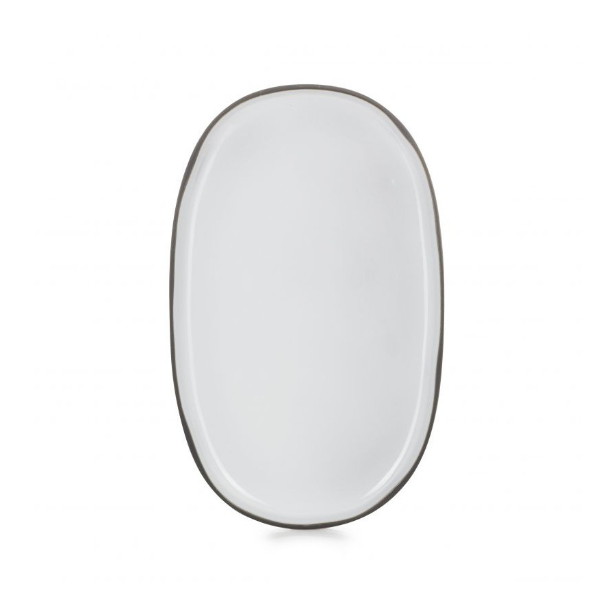 CARACTERE półmisek 35x21 cm Biała Chmura