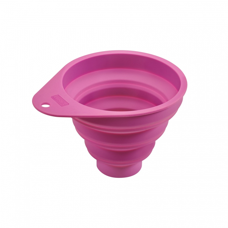 Lejek szeroki, składany, silikon, 15,5 x 12,5 cm