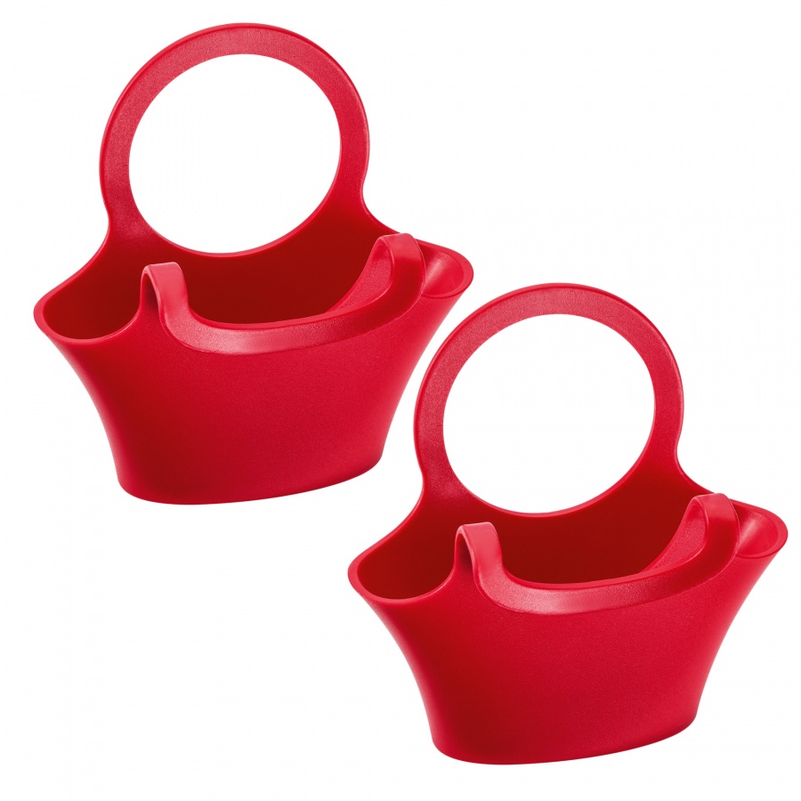 Pojemnik wielofunkcyjny na kubek Koziol Jessi 2 szt. malinowy