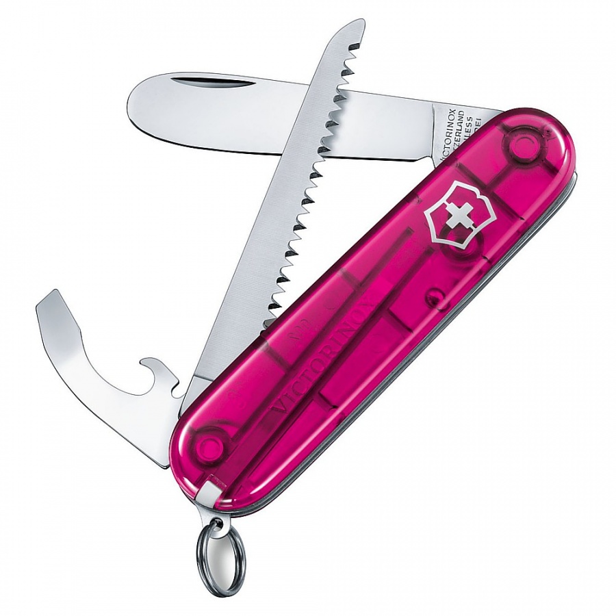 VICTORINOX - Scyzoryk My First Victorinox H - Różowy transparentny