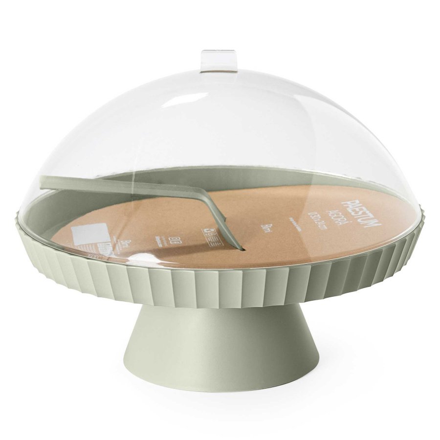 Agora patera do ciasta z pokrywą zielona