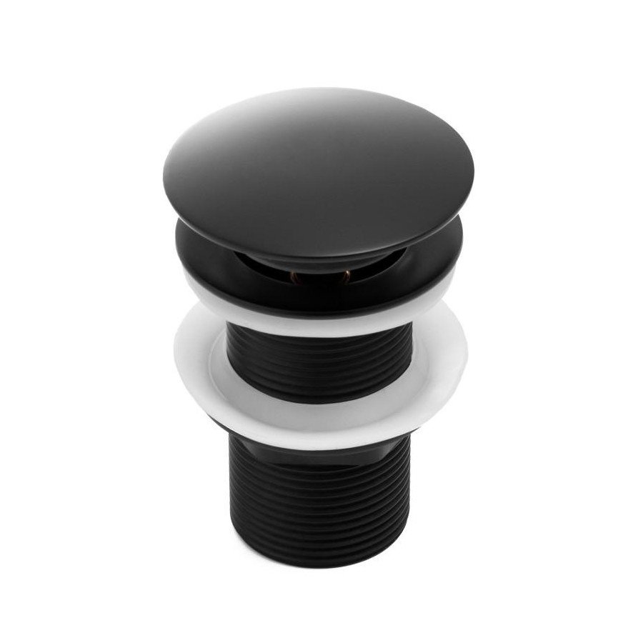 Korek klik-klak do umywalki czarny