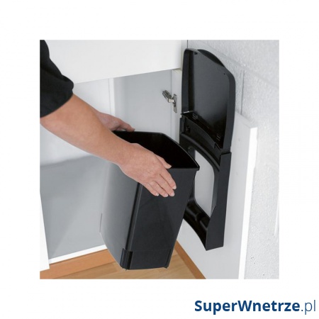 Kosz na śmieci zawieszany 10l Brabantia Binny czarny