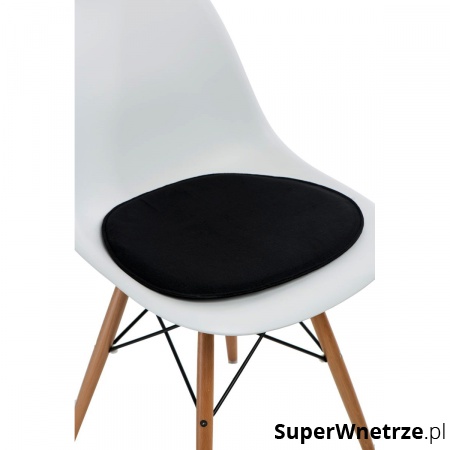 Poduszka na krzesło Side Chair czarna
