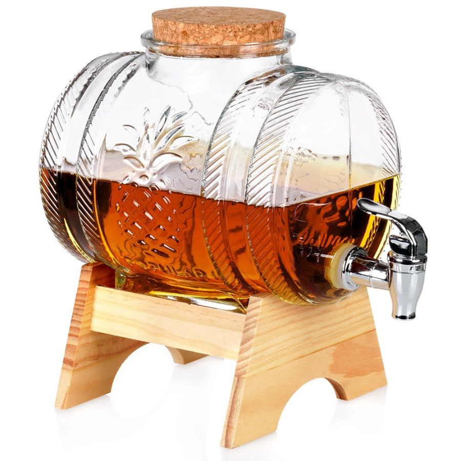 Słój do napojów z kranikiem i stojakiem 3 l