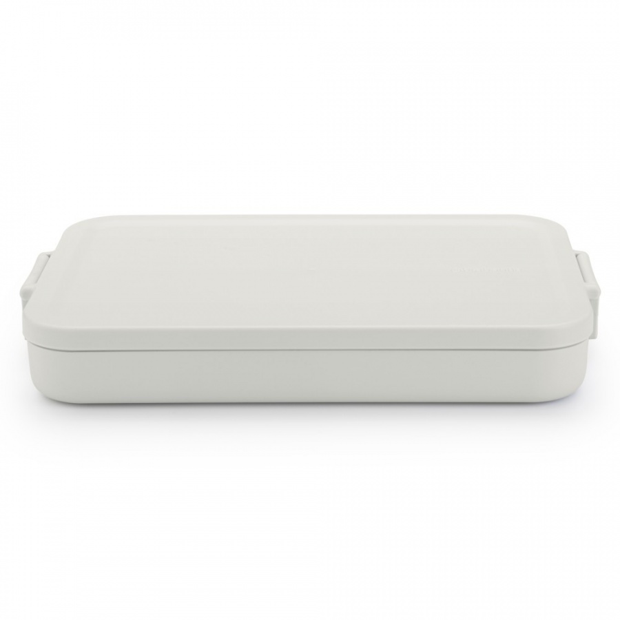 Brabantia 202926 - pojemnik na lunch make take - płaski - light grey