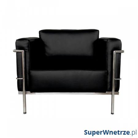 Fotel Soft GC czarna skóra