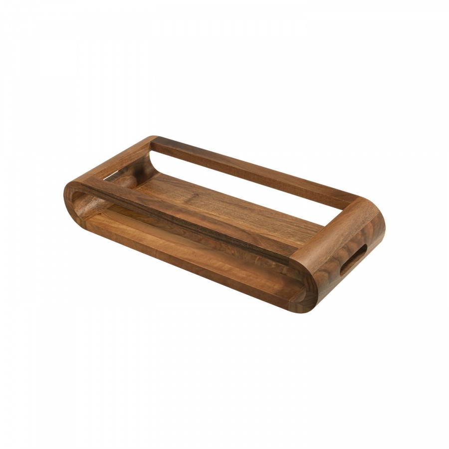 Dwustronna taca z drewna orzechowego artelegno vasd - 37 cm