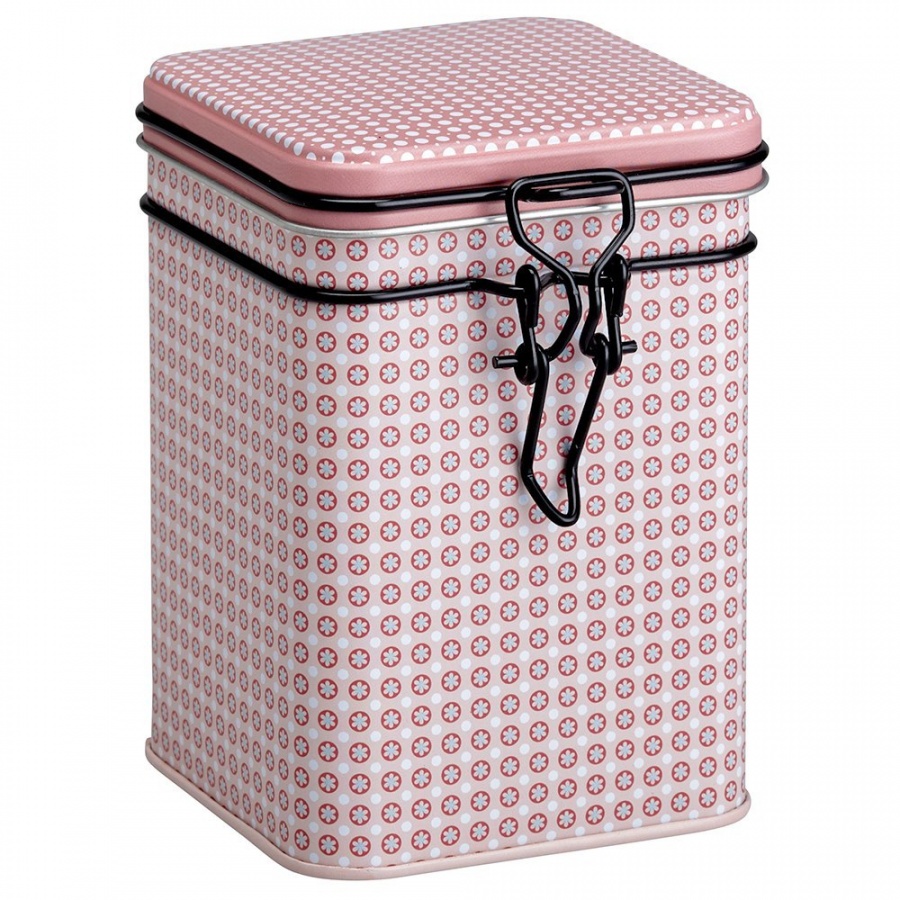 Puszka na herbatę 150g Eigenart Retro różowa