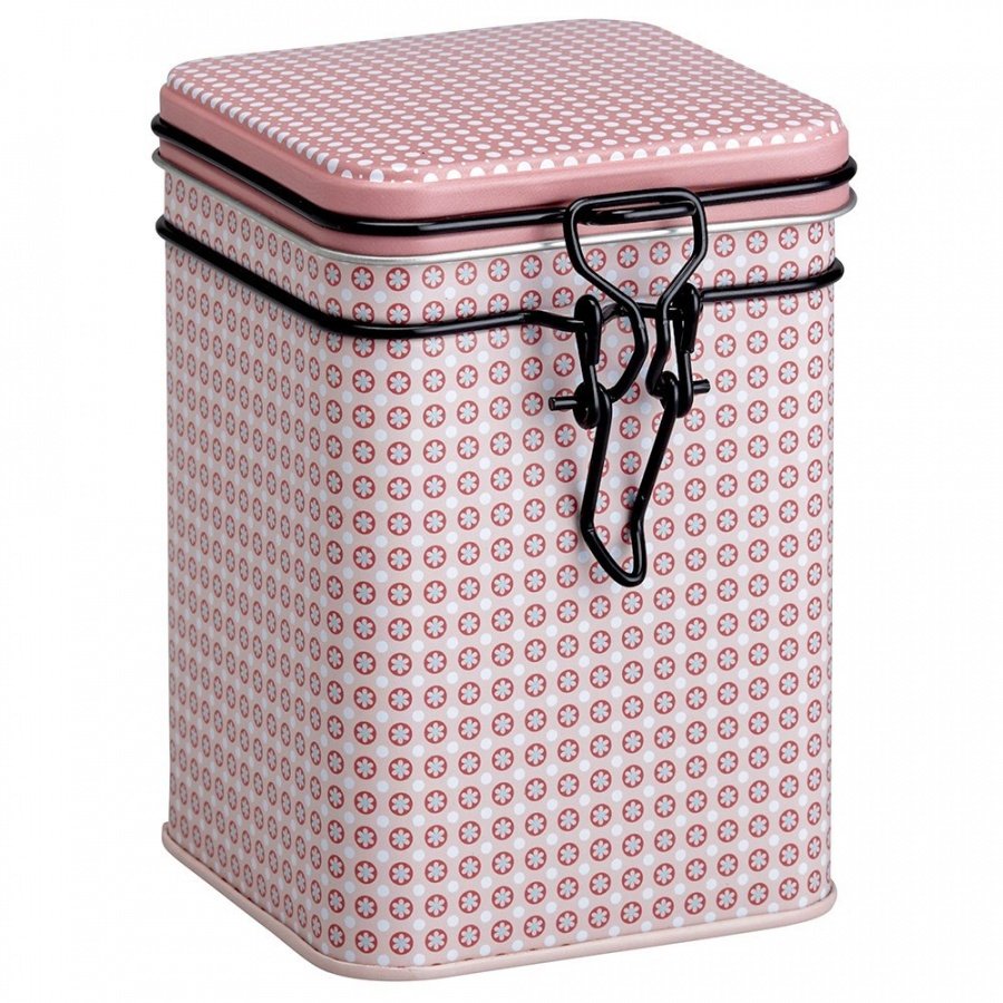 Puszka na herbatę 150g Eigenart Retro różowa