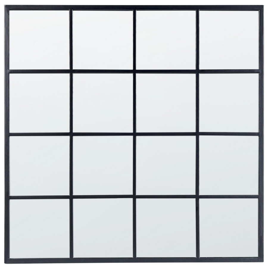 Lustro ścienne blesle metal czarny