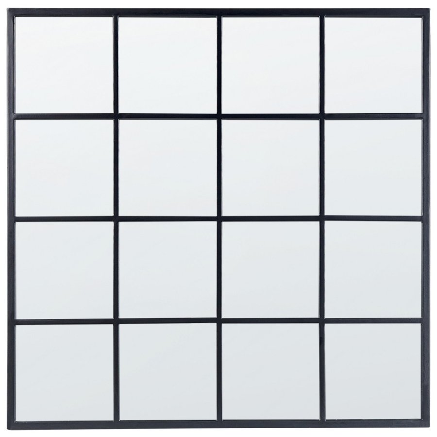 Lustro ścienne blesle metal czarny