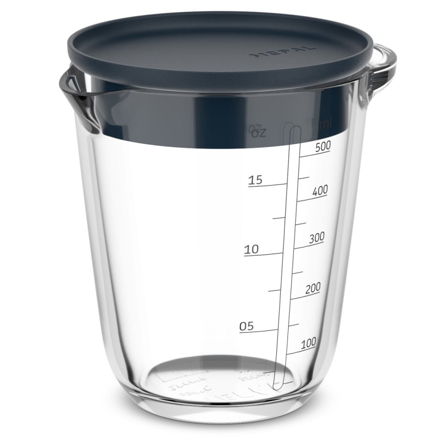 Dzbanek z miarką i pokrywką chef it 500 ml navy 102310518100