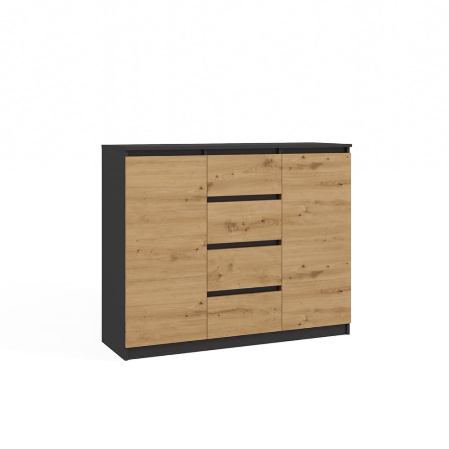 Komoda Malwa 2D4S/120 ANTRACYT ARTISAN