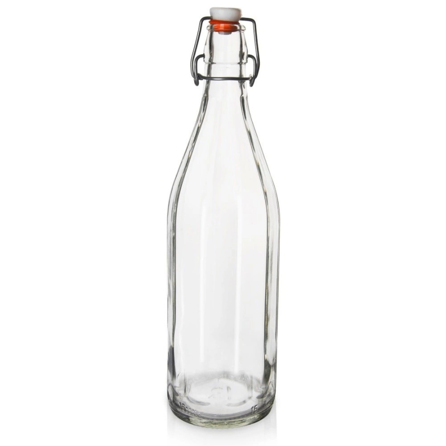 Butelka z klipsem szklana 750 ml