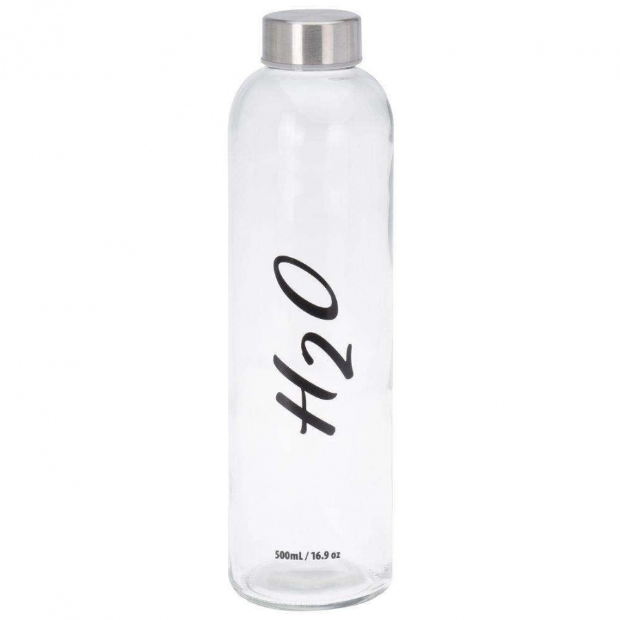 Butelka szklana, bidon na wodę, sok, lemoniadę, smoothie, koktajl, 0,65 l