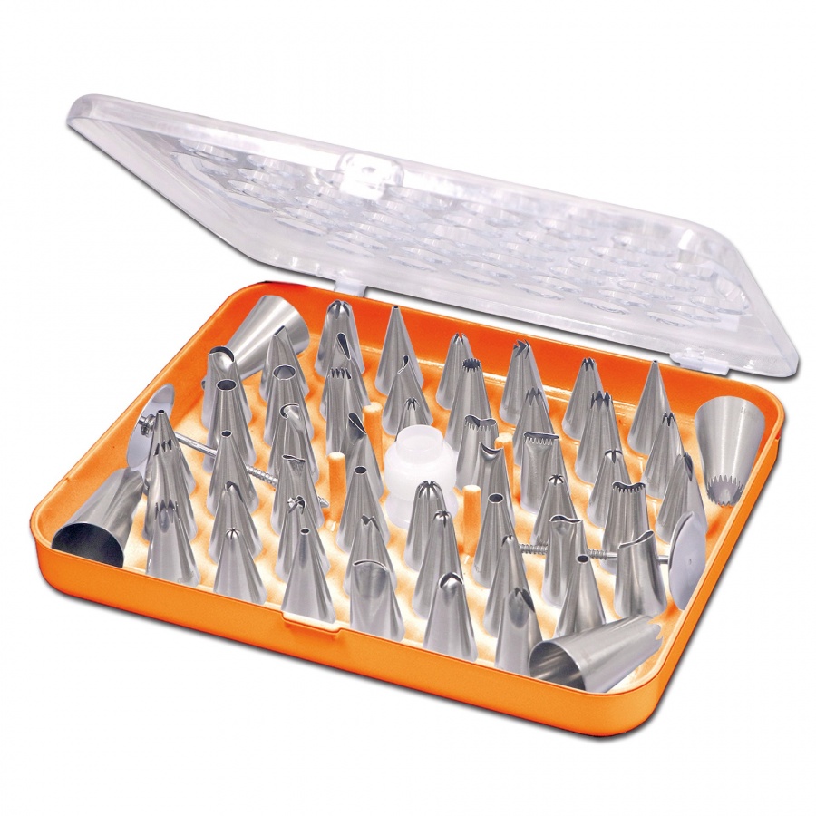 Zestaw końcówek cukierniczych 56 szt.