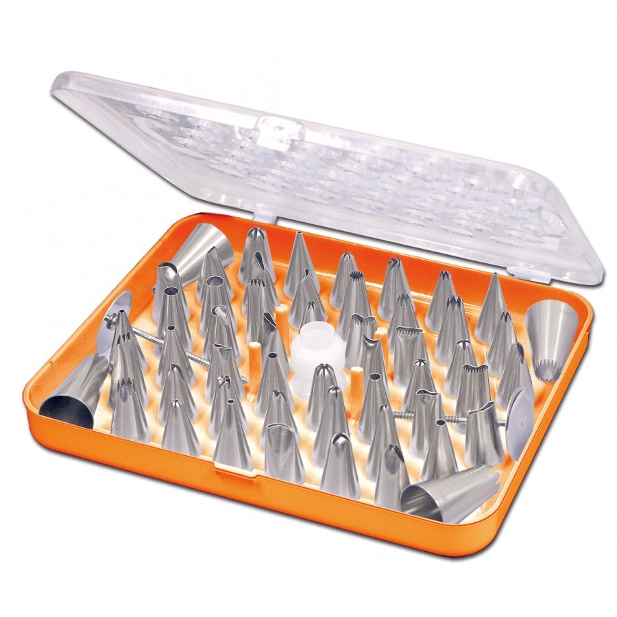 Zestaw końcówek cukierniczych 56 szt.